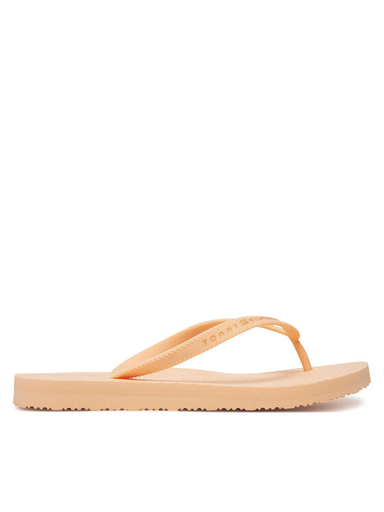Tommy Hilfiger Tommy Hilfiger Japonki Hilfiger Strap Beach Sandal FW0FW08736 Pomarańczowy