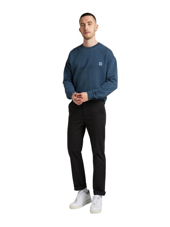 Lee Lee Chinosy 112322422 Czarny Regular Fit
