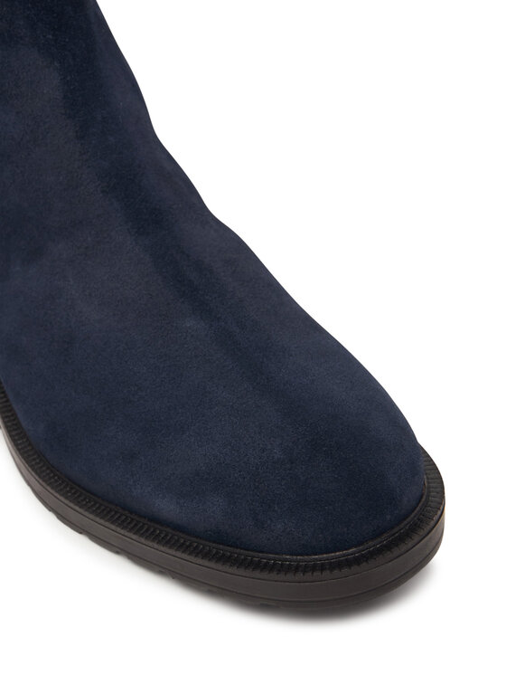 Tommy Hilfiger Tommy Hilfiger Боти Cleated Hilifger Suede Boot FM0FM05961 Тъмносин