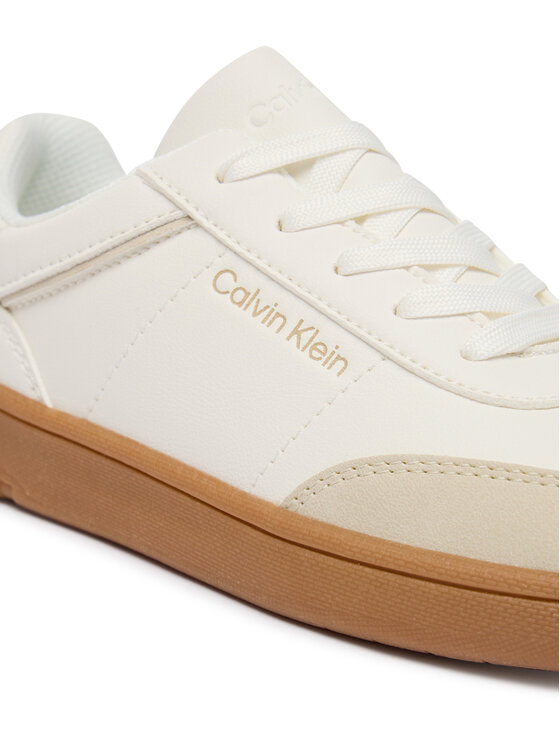 Calvin Klein Calvin Klein Laisvalaikio batai Low Cut Lace-Up Sneaker V3X9-83159-1269 S Balta
