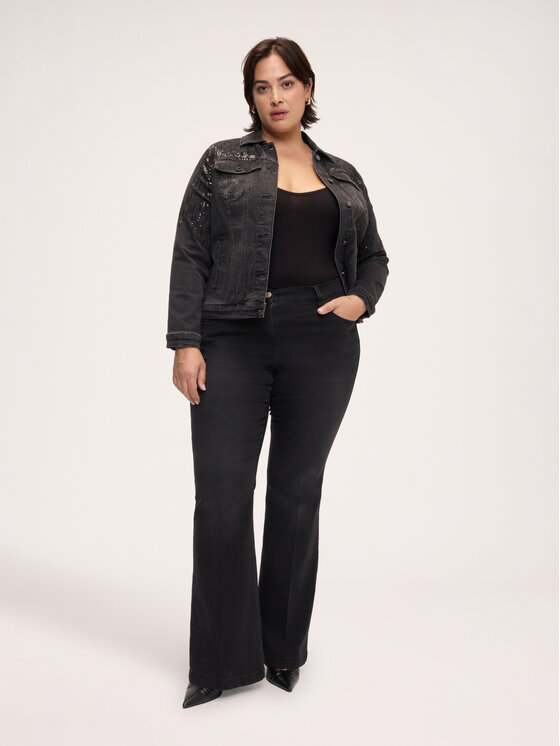Fiorella Rubino Fiorella Rubino Giacca da abito R412T001334N033 Nero Boxy Fit