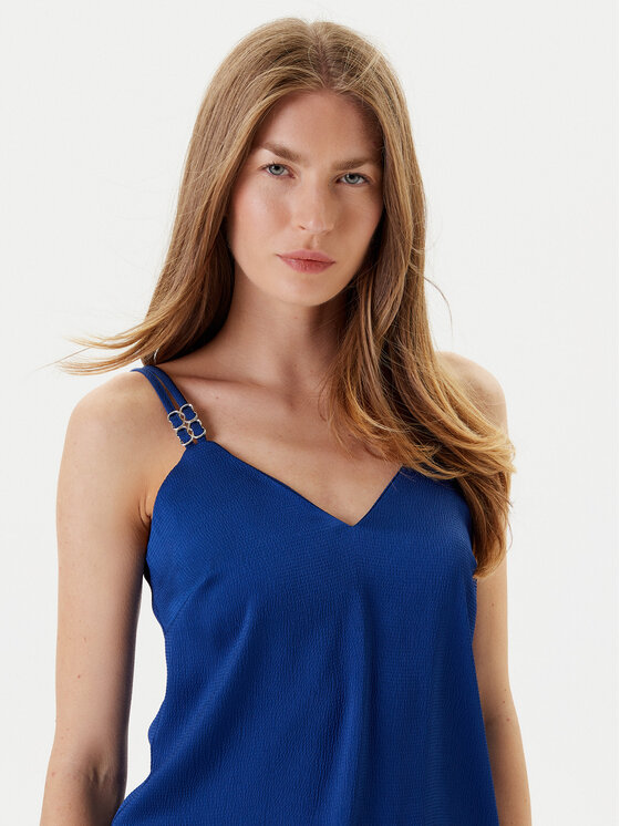 Morgan Morgan Top 242-OLAFI Albastru Slim Fit