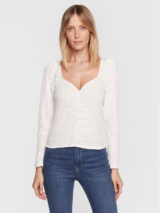 Blusa Tori 19060 Bianco Slim Fit