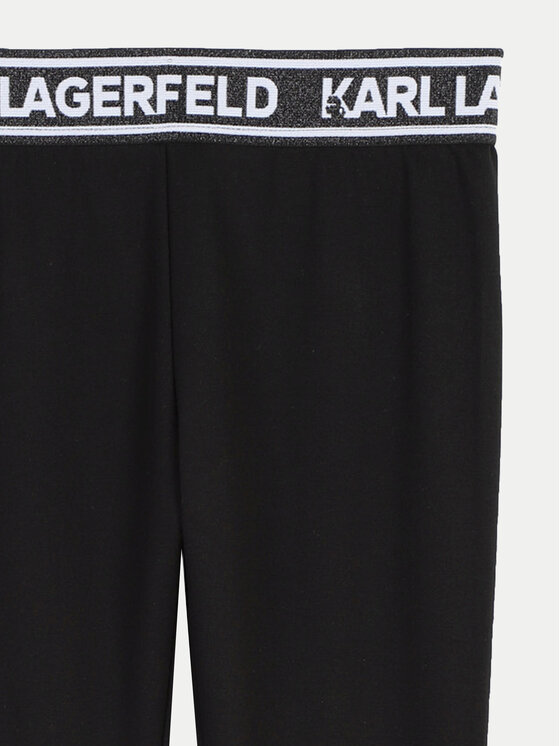 Karl Lagerfeld Kids Karl Lagerfeld Kids Legginsy Z30202 D Czarny Slim Fit