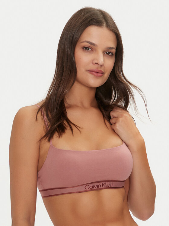 Melltartó felső Calvin Klein Underwear, Méret: XS, Rózsaszín, 000QF7943E