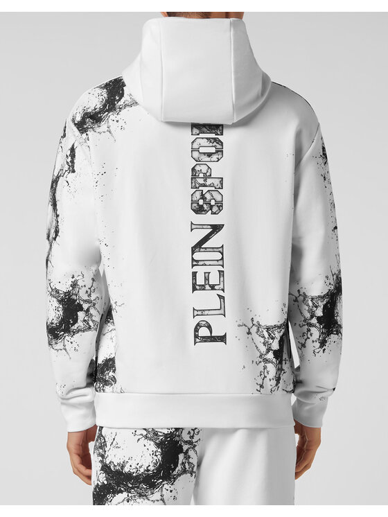 Plein Sport Plein Sport Bluza 4501 Biały Regular Fit