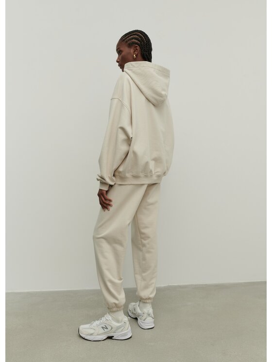 La Mania La Mania Pantaloni da tuta MATCH 2 Beige Classic Fit