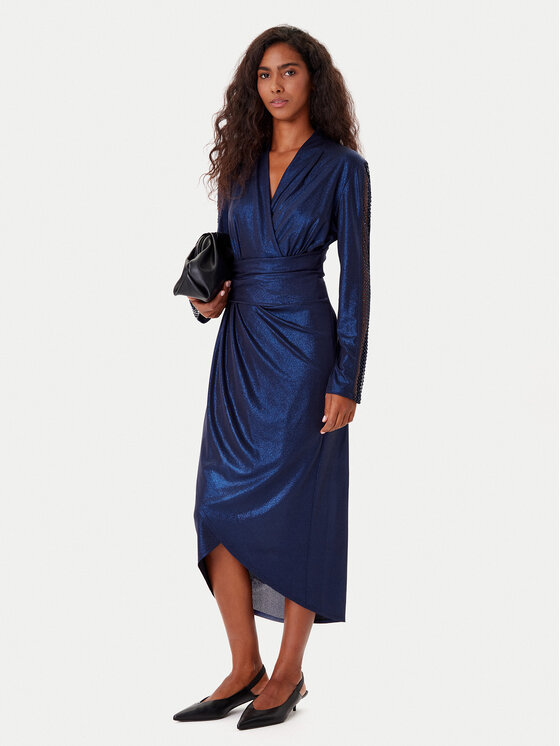 Joseph Ribkoff Joseph Ribkoff Коктейльна сукня 253742 Cиній Slim Fit