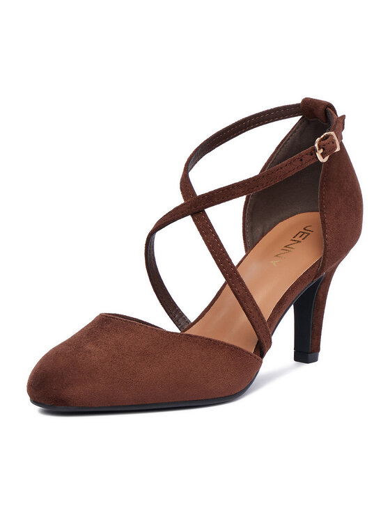 JENNY JENNY Туфлі на шпильці CEO-R26SS09938 Коричневий