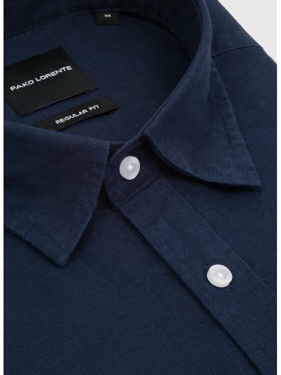 Pako Lorente Pako Lorente Koszula P26SF-1X-007 Granatowy Regular Fit