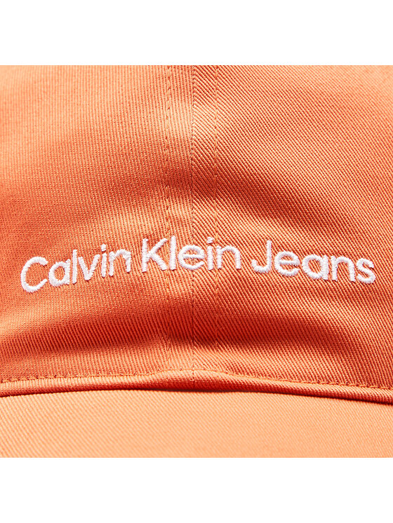 Calvin Klein Jeans Calvin Klein Jeans Czapka z daszkiem Institutional K50K510062 Pomarańczowy