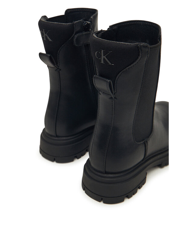 Calvin Klein Calvin Klein Škornji Chelsea Boot V3A5-83121-1464 S Črna
