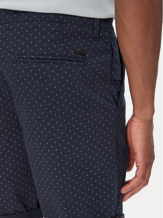 Jack & Jones Jack & Jones Pantalon scurți din material Bowie 12230336 Bleumarin Regular Fit