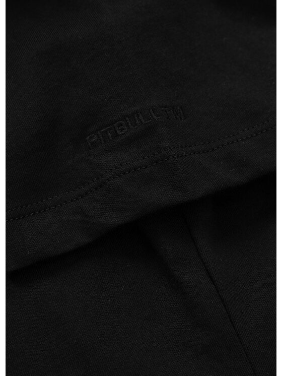 PITBULL PITBULL T-Shirt Koszulka damska NO LOGO M Czarny Regular Fit