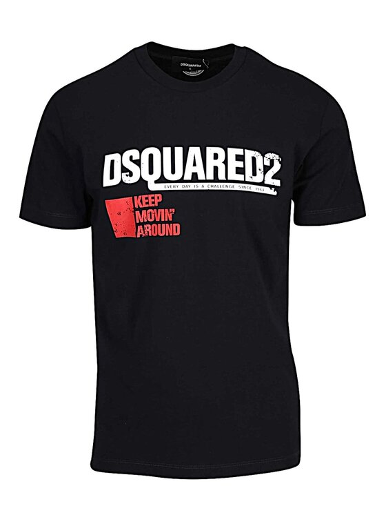 Dsquared2 Dsquared2 T-Shirt S71GD1462 Μαύρο Regular Fit