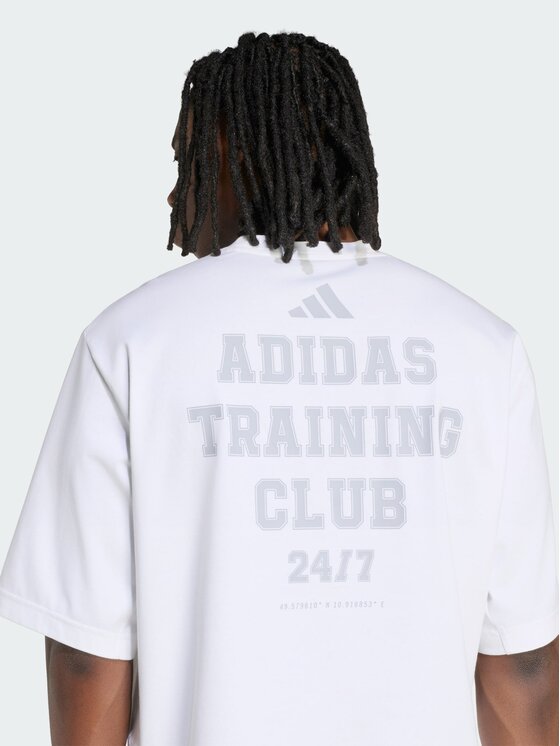 adidas adidas Maglietta tecnica D4T Primelift KT1653 Bianco Regular Fit