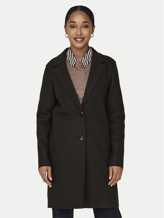 ONLY ONLY Kevad-sügis mantel 15213300 Pruun Regular Fit