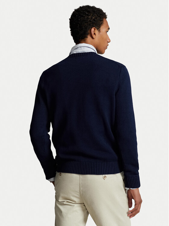 Polo Ralph Lauren Polo Ralph Lauren Sveter Classic 710810846001 Tmavomodrá Regular Fit