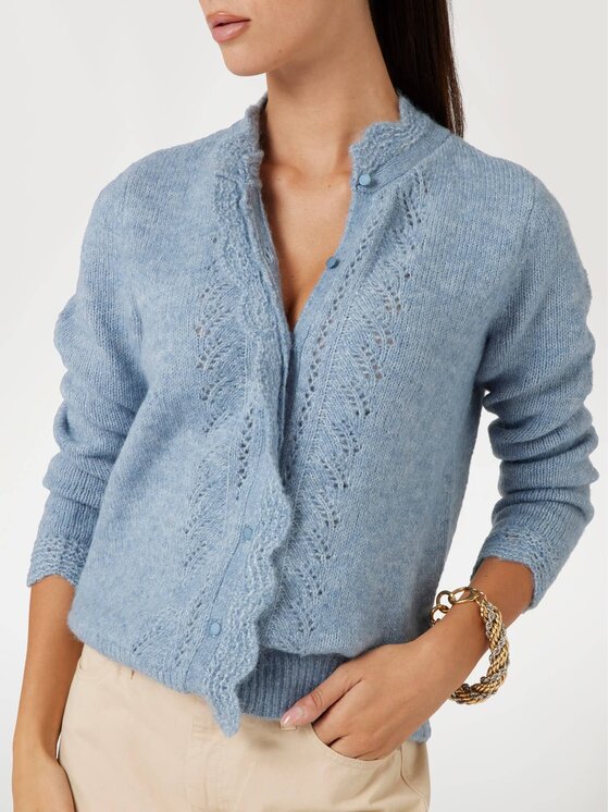 Guess Guess Sweter 169461 Niebieski Classic Fit