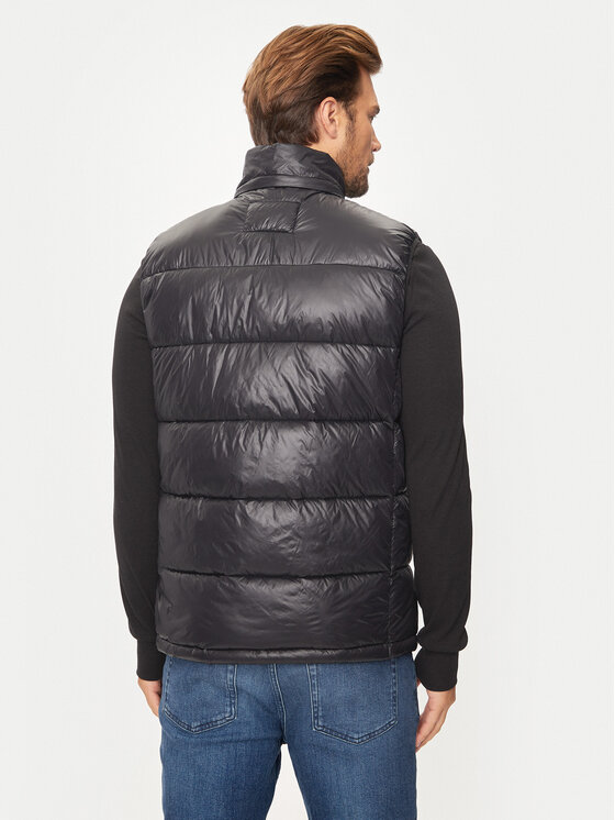 KARL LAGERFELD KARL LAGERFELD Mellény 505023 544590 Fekete Slim Fit