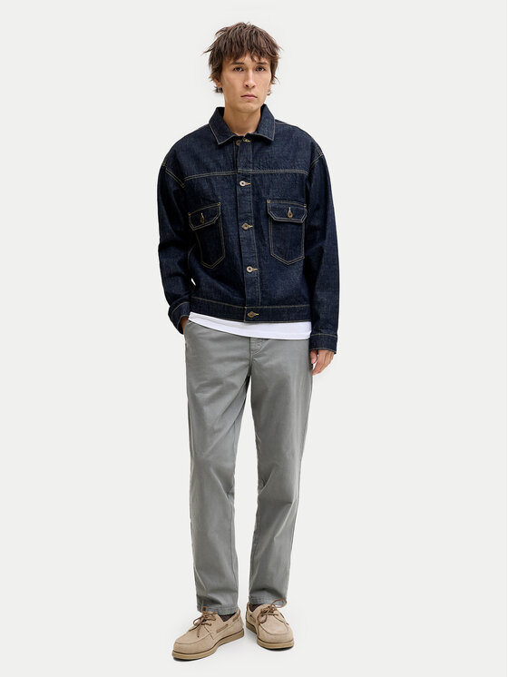 Jack & Jones Jack & Jones Chinosy Lie Vance 12292970 Szary Regular Fit