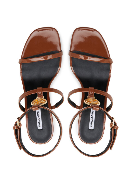 KARL LAGERFELD KARL LAGERFELD Sandali Belvia KL32914 Rjava
