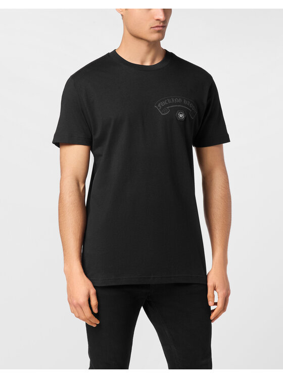 PHILIPP PLEIN PHILIPP PLEIN Tričko 23511 Čierna Regular Fit