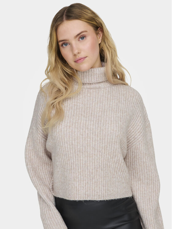 ONLY ONLY Golf Melanie 15321177 Beżowy Regular Fit