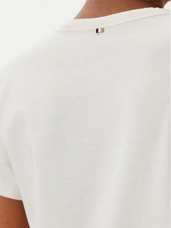 BOSS BOSS Póló Eventsa7 50537598 Ekru Regular Fit