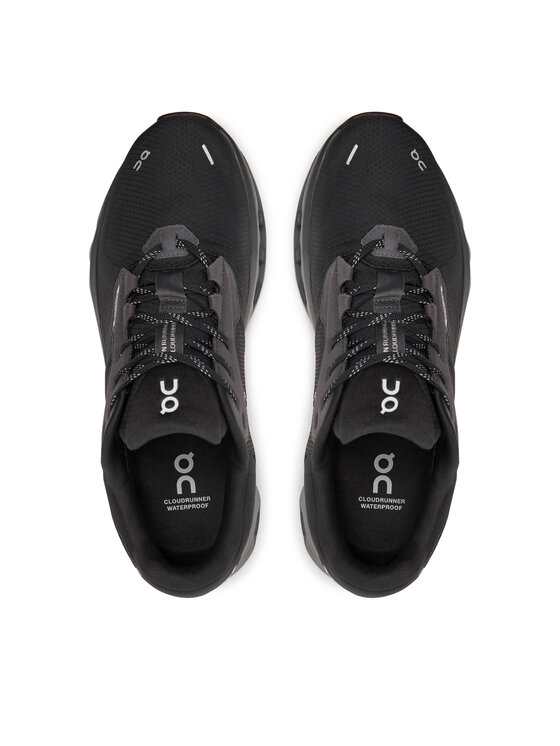 On On Tenisice za trčanje Cloudrunner 2 Waterproof 3ME10152130 Crna