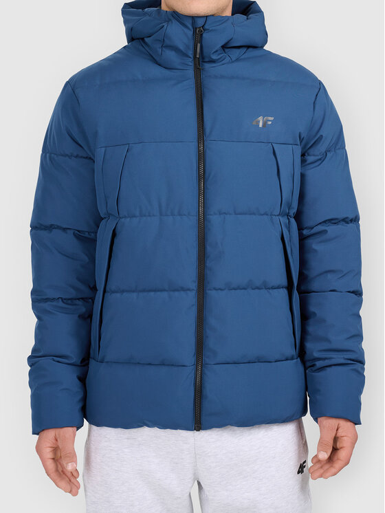 4F 4F Kurtka zimowa 4FWAW26TTJAM1213-30S Zielony Active Fit