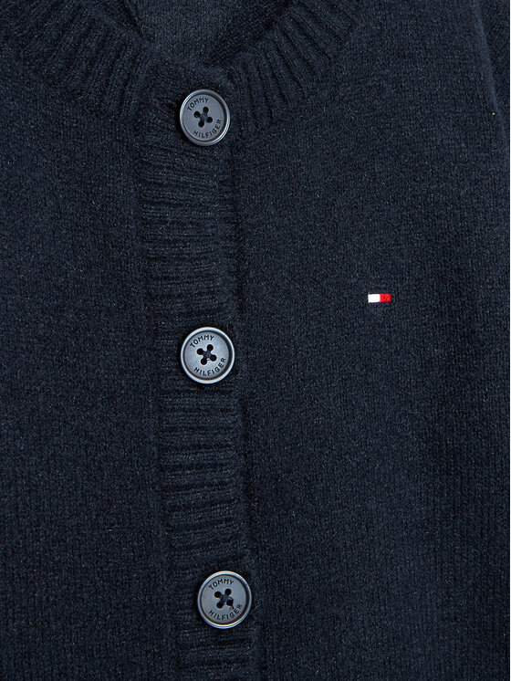 Tommy Hilfiger Tommy Hilfiger Кардиган KG0KG07429 Тъмносин Regular Fit