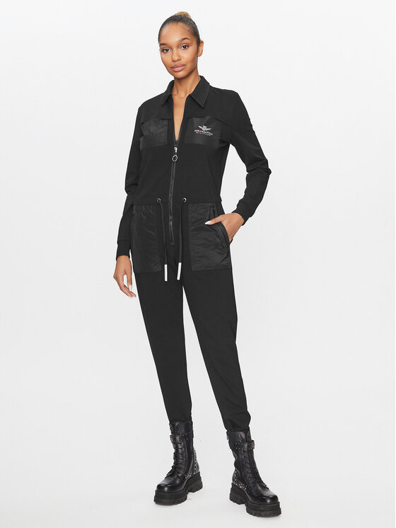 Aeronautica Militare Salopetă 232TU126DF523 Negru Regular Fit