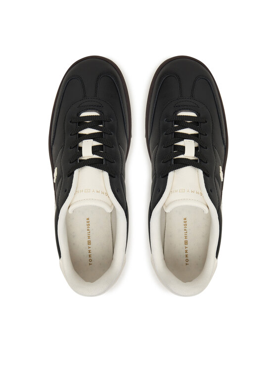 Tommy Hilfiger Tommy Hilfiger Sneakersy Heritage Shiny FW0FW08823 Černá