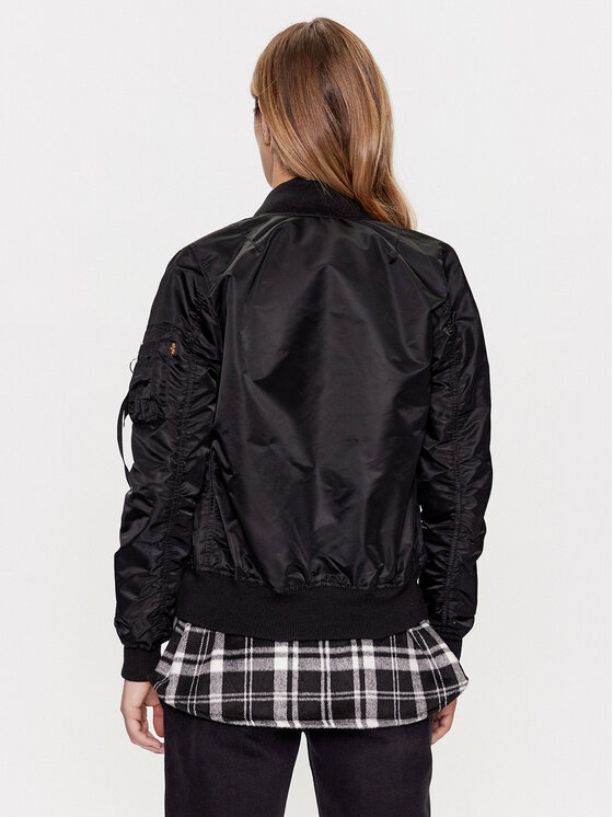 Alpha Industries Alpha Industries Kurtka bomber MA-1 156001 Czarny Slim Fit