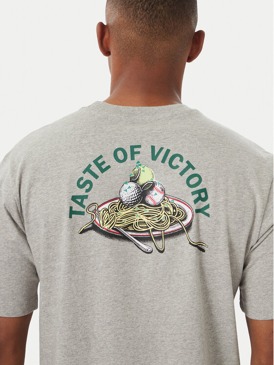adidas adidas T-Shirt Taste Of Victory Pasta Graphic KG0945 Ανοιχτό γκρι Regular Fit