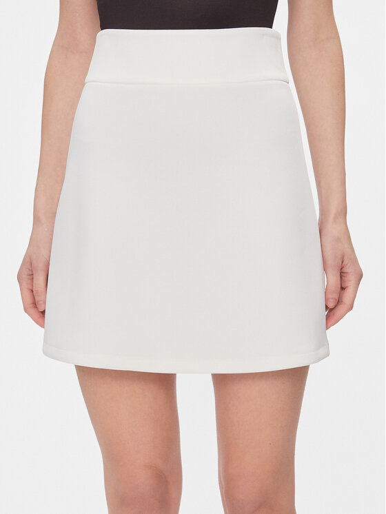 Max Mara Leisure Jupe trapÃ¨ze Varina 2416771037 Blanc Regular Fit
