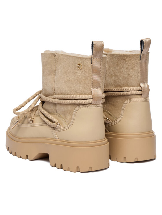 Tommy Hilfiger Tommy Hilfiger Sniego batai FW0FW08996 Smėlio