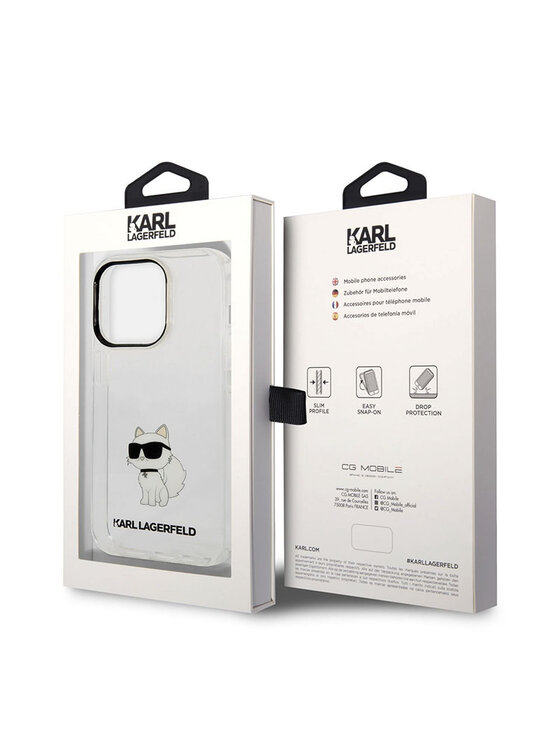 KARL LAGERFELD KARL LAGERFELD Etui na telefon IML NFT Choupette Przezroczysty