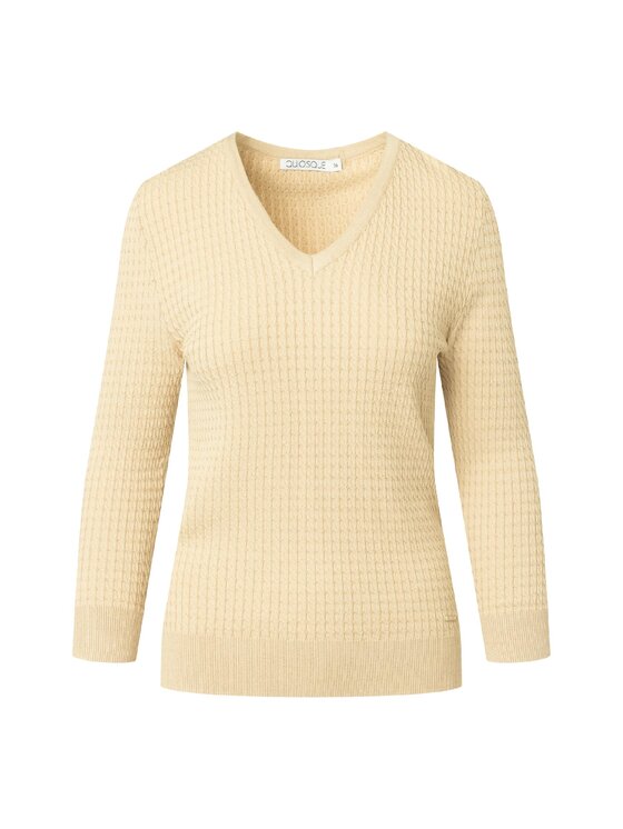 QUIOSQUE QUIOSQUE Sveter Quiosque 6NT004103 Béžová Regular Fit