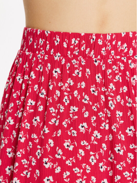 ICHI Mini sukně 20118593 Červená Regular Fit | Modivo.cz