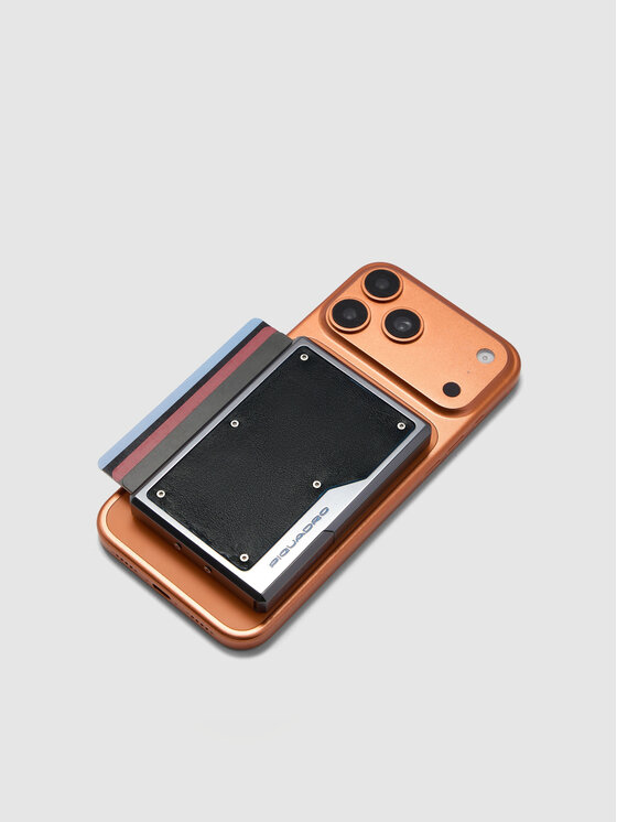 Piquadro Piquadro Etui na karty kredytowe 13628 Czarny