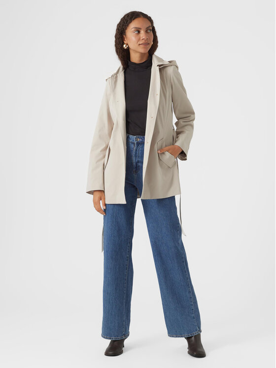 Vero Moda Vero Moda Übergangsmantel Chelsea 10300845 Beige Regular Fit