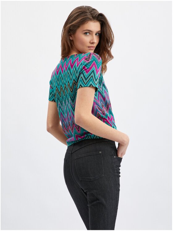 Orsay Orsay T-Shirt 167011317000__L Różowy Regular Fit