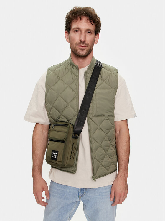 Pepe Jeans Pepe Jeans Плоска сумка Connor Core PM030830 Хакі