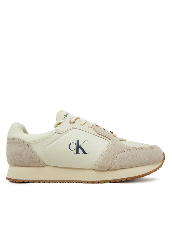 Calvin Klein Jeans Calvin Klein Jeans Sneakersy Retro Sock Runner Mg YM0YM01152 Beżowy