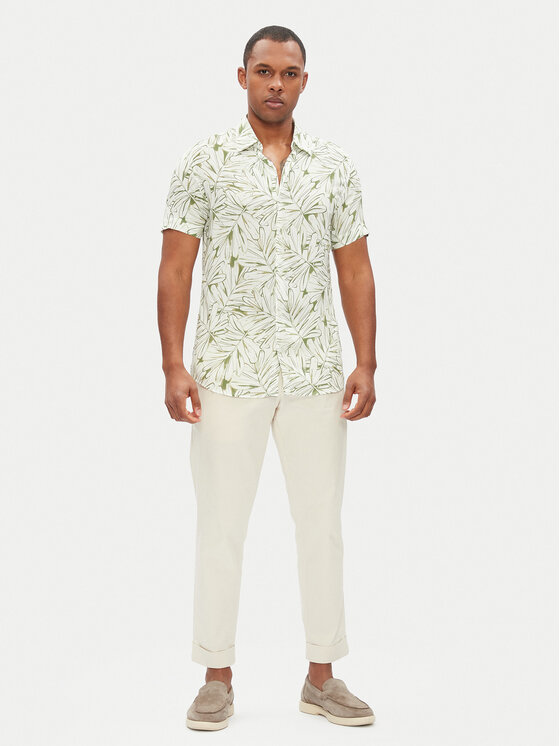 Guess Guess Cămașă M5GH75 WD4Z2 Alb Slim Fit