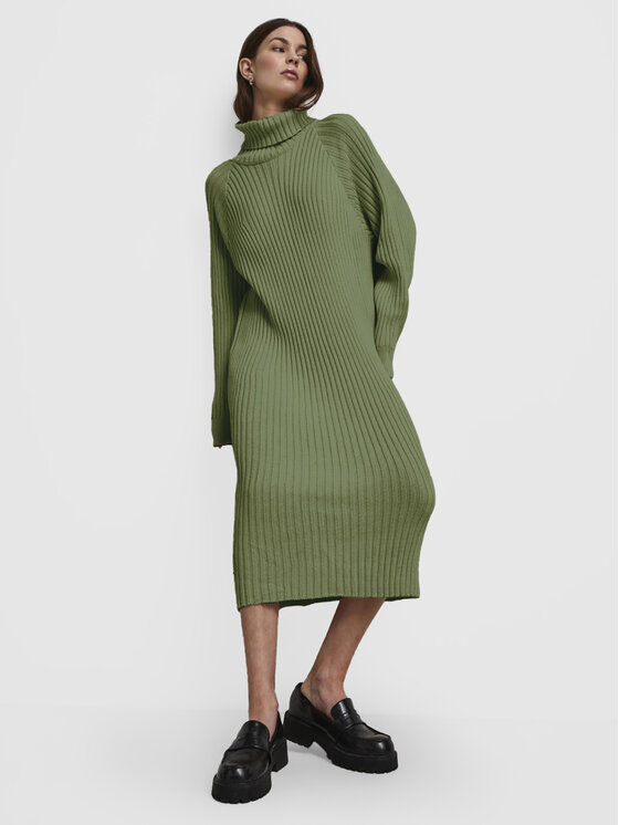 Vestito di maglia Mavi 26028660 Verde Regular Fit