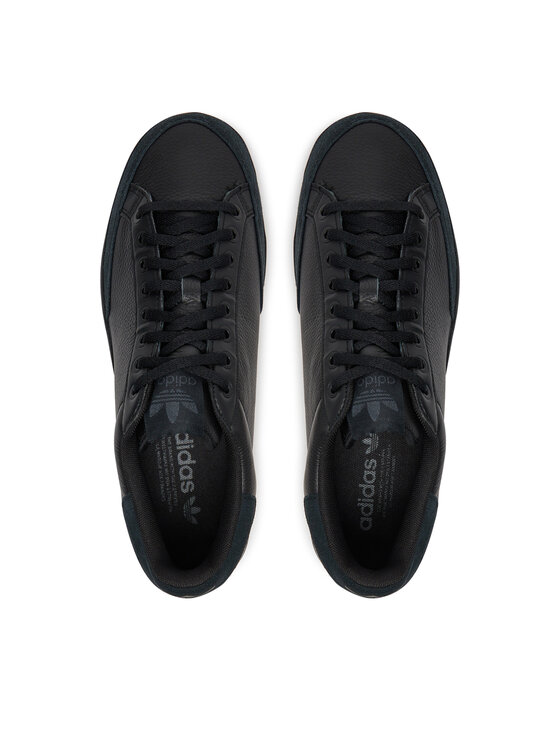 Black leather adidas shoes best sale