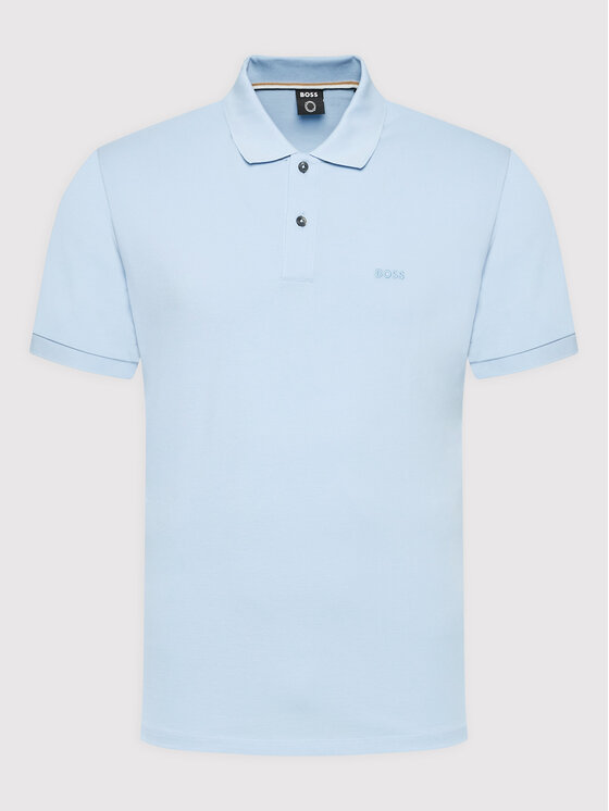 BOSS Boss Polo Pallas 50468362 Błękitny Regular Fit
